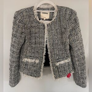 NWT L’AGENCE Angelina Metallic Tweed Jacket - Size 2